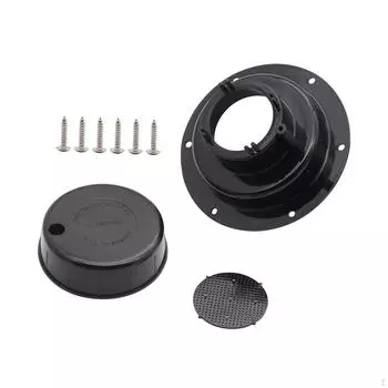 Крышка вентиляционного отверстия для автофургона, сантехническая крышка для ремонта 1 Pieces чёрный