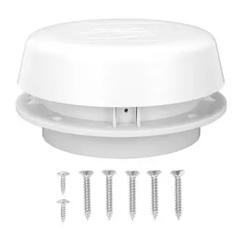 Крышка вентиляционного отверстия для крыши автофургона 155 мм, устойчивая к окислению, круглая грибовидная вентиляционная крышка с сеткой Scr