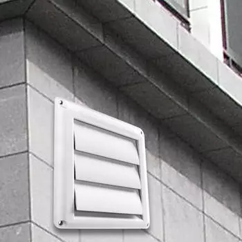 Крышка вентиляционного отверстия сушилки для внешней стены Прочный ветрозащитный капюшон 4inch