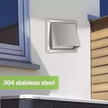 Крышка вентиляционного отверстия сушилки из нержавеющей стали 304, квадратная настенная вентиляционная решетка для воздуховодов и вытяжек