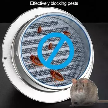 Крышка вентиляционного отверстия Выхлопная труба Крышка вентиляционного отверстия Крышка решетки Вентиляционное отверстие из нержавеющей стали Плоский воздуховод Воздухоотводчик Настенное приточное отверстие со встроенной москитной сеткой Вентиляция M