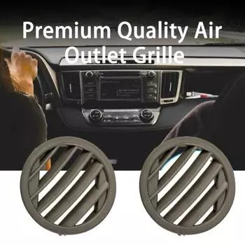 Крышка вентиляционной решетки для Benz GLK X204 2009-2016, устойчивая к царапинам конструкция, круглая решетка выпускного отверстия небольшого размера Right чёрный