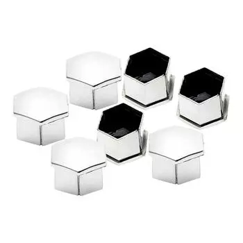 Крышка винта ступицы автомобиля, 15 шт., колпачки для колесных гаек автомобиля для Peugeot 207 301 307 308 408 508 3008, защитная крышка автомобиля, декор, Стайлинг автомобиля для Citroen C4l C5 C2 Silver