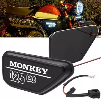 Крышка воздухоочистителя MONKEY 125CC со светодиодной подсветкой Совместимые модели Honda Monkey 125 Monkey 125 Z125 Крышка воздухоочистителя (2018-2024 гг.) (Светодиодная панель)