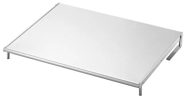 Крышка вытяжного отверстия газовой плиты Yoshikawa, защита от брызг масла, глубина 60 см, цвет серебристый, сделано в Японии, крышка гриля плиты IH с тиснением, совместима с 1304608