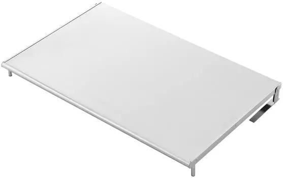 Крышка вытяжного отверстия газовой плиты Yoshikawa, защита от брызг масла, глубина 75 см, цвет серебристый, сделано в Японии, крышка гриля плиты IH с тиснением, совместима с 1306072