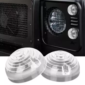 Крышка заднего фонаря ABS для автомобиля, совместимая с Defender 90 110 589284, защита стоп-сигнала, заднего фонаря 2x