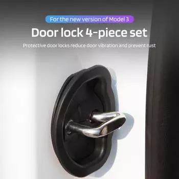 Крышка защелки дверного замка автомобиля, термостойкая самоклеящаяся, простая в установке, силиконовая, для автомобиля