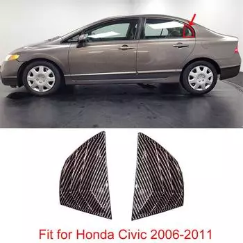 Крышка затвора бокового окна автомобиля из углеродного волокна для HONDA Civic 2006-2011