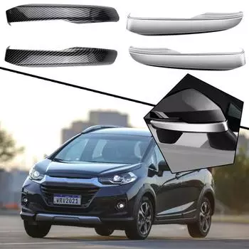 Крышка зеркала заднего вида автомобиля, наклейки на крышку отражателя зеркала заднего вида для Honda WR-V серии WRV 2024 года, отделка Accesso V0Z5