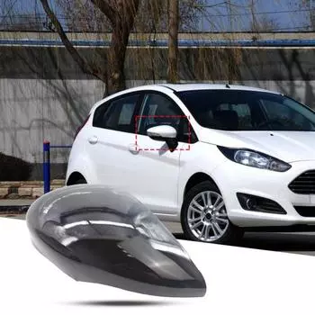 Крышка зеркала заднего вида L/R, глянцевая защитная античерная защита от царапин, сменная крышка бокового зеркала Right