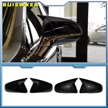 Крышка зеркала заднего вида на боковое крыло для Lexus NX 200 200t 300 300h RX 200t 330 300 350 450 черная наклейка на крышку отделка зеркала оболочка
