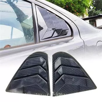 Крышка жалюзи заднего бокового окна из углеродного волокна для Mitsubishi Lancer EVO 09-16