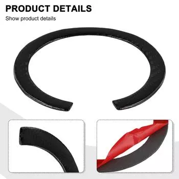 Крышка звукового сигнала рулевого колеса из углеродного волокна для MINI Cooper F56 2014-21 130MM*120MM легкая, устойчивая к царапинам CHINA