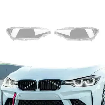 Крышки автомобильных фар для левой и правой стороны, аксессуары, корпус ПК, сменные лампы F30 F3 With Tape