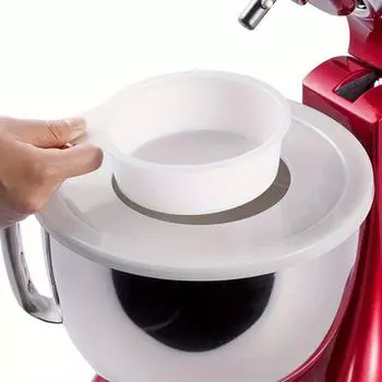 Крышки для миксера KitchenAid объемом 4,5–5 кварт, прозрачная крышка с защитой от брызг и дополнительным окошком для выливания, пластиковая крышка для чаши, предотвращающая разбрызгивание Sets белый