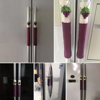 Крышки для ручек холодильника Крышка для дверцы микроволновой печи Перчатки для посудомоечной машины Перчатки для холодильника Крышка для духовки зелёный