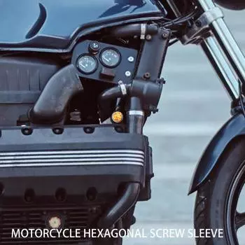 Крышки для винтов шестигранные 30 шт. Крышки для винтов Крышки болтов двигателя Антифрикционные украшения головки грифа Термостойкие винты золотой