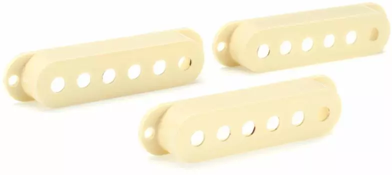 Крышки Fender Parts Road Pickup Aged White Worn® Stratocaster®, (3)