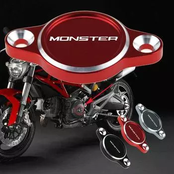 Крышки генератора Крышка двигателя для DUCATI MONSTER 696 796 821 695 1100 S EVO чёрный