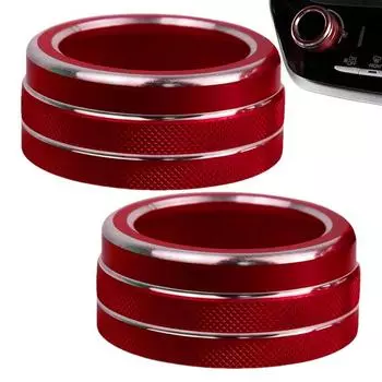 Крышки колец для ручек климат-контроля Ac Крышка ручки кондиционера Ac 2 шт Крышка ручки кондиционера Ac для салона автомобиля синий