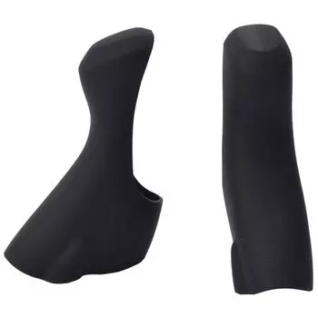 Крышки кронштейнов Удобные защитные чехлы для переключателей скоростей шоссейного велосипеда Крышка переключателя скоростей тормоза велосипеда для SHIMANO ST-4700 ST-5800 ST-6800 чёрный