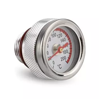 Крышки масляного отверстия двигателя мотоцикла M20x1.5, датчик температуры, фитинг датчика масла серебряный