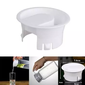 Крышки от пыли, пластиковые крышки, герметичные, новые заглушки для бутылок для кувшина Bistro белый