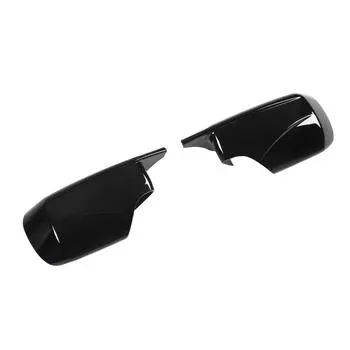 Крышки зеркал заднего вида в стиле клаксона для левой и правой боковой двери для седана 3 серии E46 1998 года?2005 Углерод
