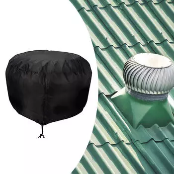 Крышные колпаки для турбин Защитная крышка вентиляционного отверстия Пыленепроницаемый Сверхмощный Простота установки Черный Ветрозащитный Small
