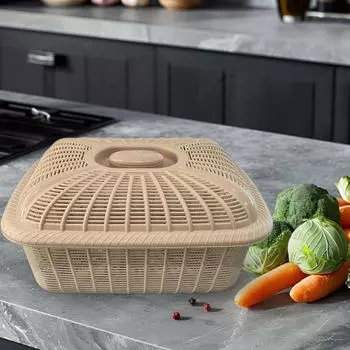 Крытая корзина с фруктами для организации и хранения на кухне Blue Small