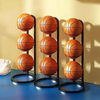 Крытый детский стеллаж для хранения баскетбольных мячей, корзина для хранения футбольных мячей, размещенная стойка, детский сад, волейбольная подставка, держатель, пространство