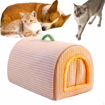 Крытый домик для домашних животных, закрытая теплая будка для щенка чихуахуа серый