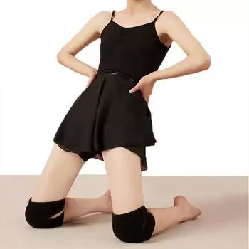 Крытый фитнес-спортивные наколенники для танцев, йоги, балета, защитный бандаж, дышащие наколенники для защиты от столкновений, баскетбольные футбольные рукава S 30-40kg