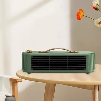 Крытый небольшой электрический обогреватель 800 Вт, адаптер ЕС, быстрый нагрев для спальни, зеленый цвет зелёный
