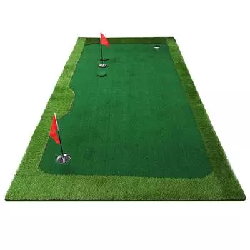 Крытый тренажер для тренировок по игре в клюшку, тренировочный коврик с оборудованием для помощи в градиенте 75x300cm