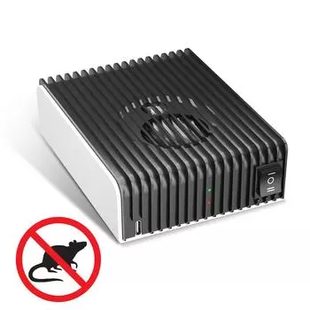 Крытый ультразвуковой отпугиватель вредителей, отпугиватель мышей, контроль над крысами, удаление летучих мышей для дома, чердака, гаража, подвала, автофургона, сарая чёрный