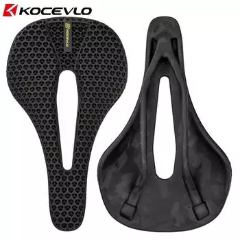 KS07 Carbon Fiber 3D Printed Seat Cushion Road Bike Mountain Bike Seat Cushion High Strength Competition Cycling Bike Seat Cushion M