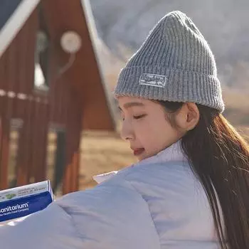 KS Label Point Beanie Kd3Knf6101f Lml LIGHT MELANGE/000