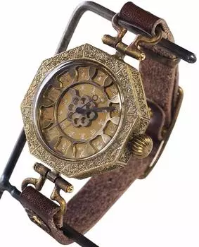 KS watch artist Koji наручные часы ручной работы (КС) «Японский - Ходзуки» Синохары (сделал заказ) [КС-ВА-03] (Темно коричневый)