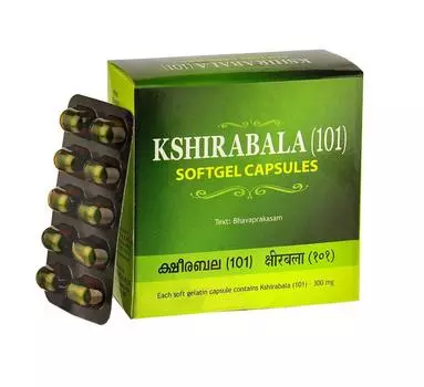 Кширабала 101 (100 кап, 300 мг), Kshirabala 101, Kottakkal Ayurveda