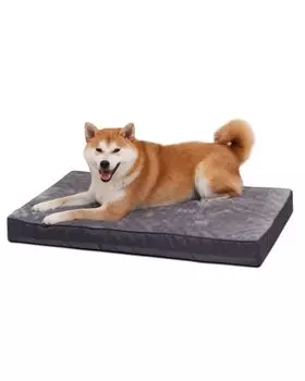 KSIIA Пожилая собака Высокое давление на тело собака собака любимая собака для пожилых людей Съемный Маленький Средний Большой Пожилой Все L 88 x 55 x 8 Серая кровать, Упругость, Дисперсия, темно-серого
