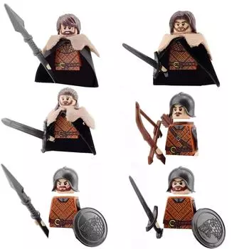 KT1006 солдаты средневековой армии военные рыцари войны строительные блоки кирпичи фигурки игрушки для мальчиков