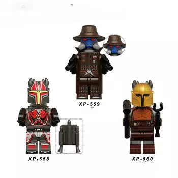 KT1074 Фигурки Аксессуары для фильмов Строительные блоки Кирпичи игрушки KT1074 KM66055 MG0207 XP558 XP559 XP5560