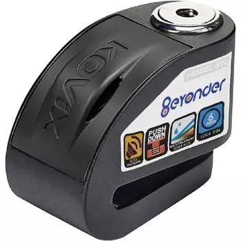 KT6 Сигнализация Дисковый замок 120 дБ 6 мм Игольчатый водонепроницаемый противоугонный ремень 2 ключа Подходит для мотоцикла Скутер, флуоресцентный зеленый флуоресцентный зеленый