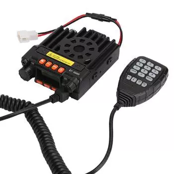 KT-8900 Алюминиевый сплав Автоматическая блокировка Четырехдиапазонная автомобильная радиостанция Мини-вещательная станция Walkie