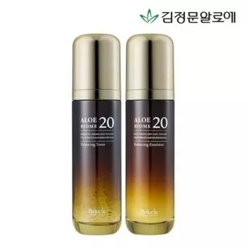 [KT Alpha Shopping] [Kim Jeong-moon Aloe] Berusier Aloe Biome 20 Балансирующий тоник + эмульсия, 130 мл