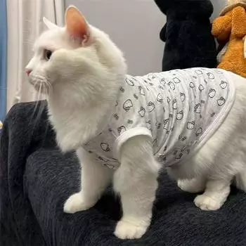 kt pet cat одежда милый жилет-халтер типа противоскользящий кошачий дышащий эластичный жилет XS