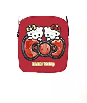 KT Shiny Shoulder Kitty Shoulder Bag [Yasuda Tsusho] (Red)