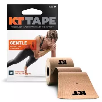 KT TAPE клейкая лента KT TAPE Gentle рулонного типа 20 шт KTG2000 бежевый